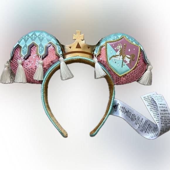 Disney The Main Attraction Prince Charming Regal Carousel Ears NWOT - Picture 2 of 5